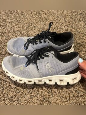 Womens On Cloud X 3 'Nimbus/ White' Running Training Shoes Size
7.5